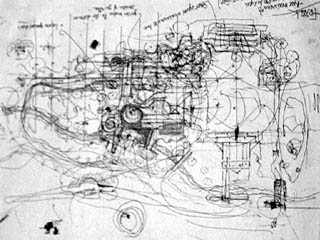 Sketch of the Teaching Center, from February 2008