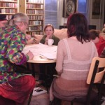 Group discussion of the Drawings for a Teaching Center at the Gesundheit Institute